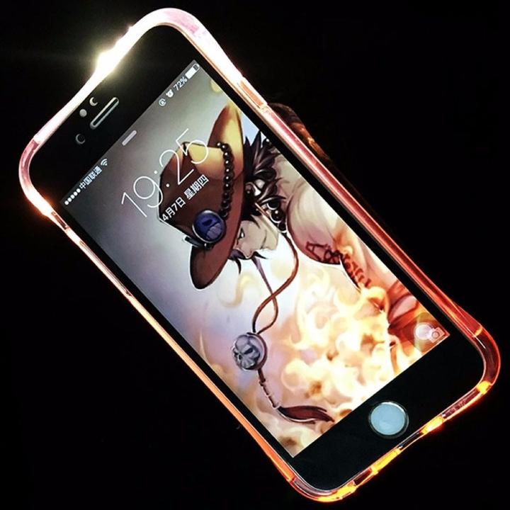 Actual product image König Design Mobile Phone Cover LED Light on Call for Mobile Phone Samsung Galaxy S6 Pink Case Cover New (Samsung Galaxy S6)