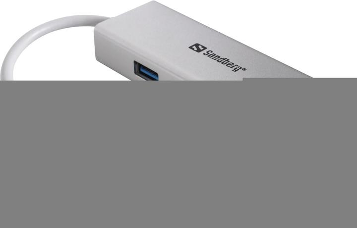 Actual product image Sandberg USB-C -> 3 x USB 3.0 Converter (USB-C, 3 Ports)