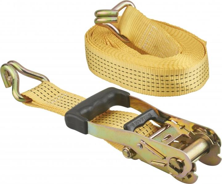 Thirard Cinghia di tensione, 8m, con cricchetto, gancio jj, giallo