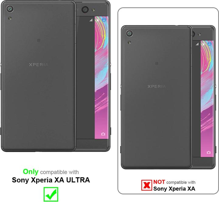 Actual product image Cadorabo TPU Matt Metallic Cover (Sony Xperia XA Ultra)