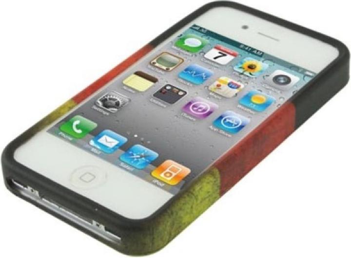 Produktbild König Design Schutzhülle TPU für Handy iPhone 4 4S 4G Deutschland (Apple iPhone 4, LG G4s)