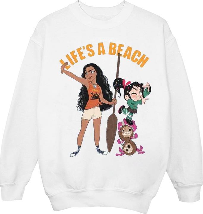 Disney Wreck It Ralph Moana And Vanellope Sweatshirt (S)