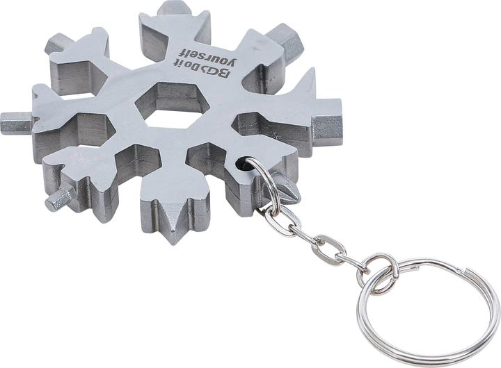 Produktbild BGS Multifunktions-Werkzeug Schneeflocke 18-in-1 Edelstahl (18 Funktionen)