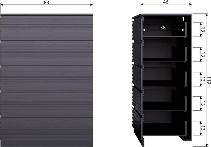 Produktbild Woood Jente (120 x 83 x 46 cm)