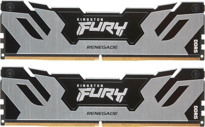 Image du produit Kingston D5 32GB 7200-38 Renegade Silver K2 KFY (2 x 16GB, 7200 MHz, RAM DDR5, DIMM)
