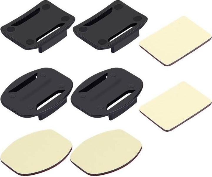 Puluz Set of stickers and fixings do Osmo Action / GoPro (Plus, GoPro Hero 8, hero+, GoPro Hero 9, Xiaomi yi, GoPro Hero 7, GoPro Hero 10, DJI Osmo Action, Silver, Session, Insta360 One R)
