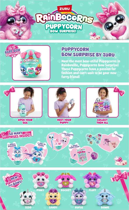 Produktbild Zuru Rainbocorns Puppycorn Überraschung (17.60 cm)