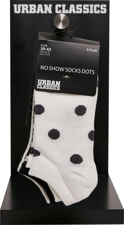 Produktbild Urban Classics No Show Socks Dots 5-Pack (5er Pack, 39 - 42)
