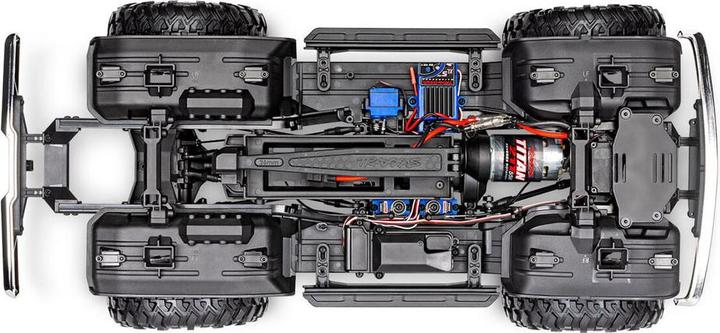 Immagine prodotto Traxxas TRX-4 79 Ford F150 High-Trail 1/10 Crawler RTR blu spazzolato, senza batteria e caricatore (RTR pronto all'uso)