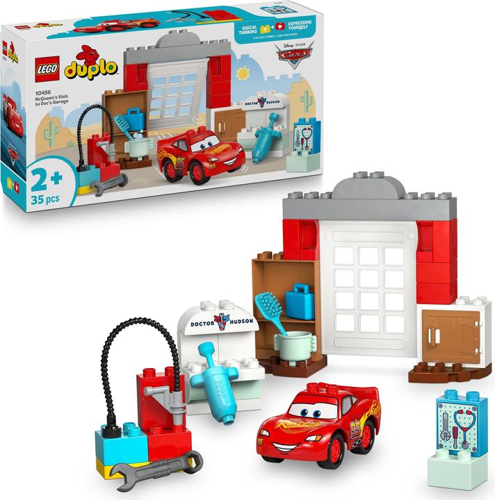 Actual product image LEGO McQueens Besuch in Docs Werkstatt (10456)