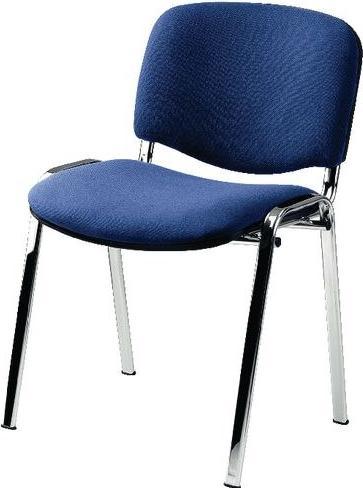 Produktbild Nowy Styl Besucherstuhl ISO PLUS Stoff Gestell aus Chrom Blau