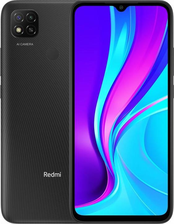 Produktbild Xiaomi Redmi 9C NFC (32 GB, Midnight Gray, 6.53", Hybrid Dual SIM, 13 Mpx, 4G)