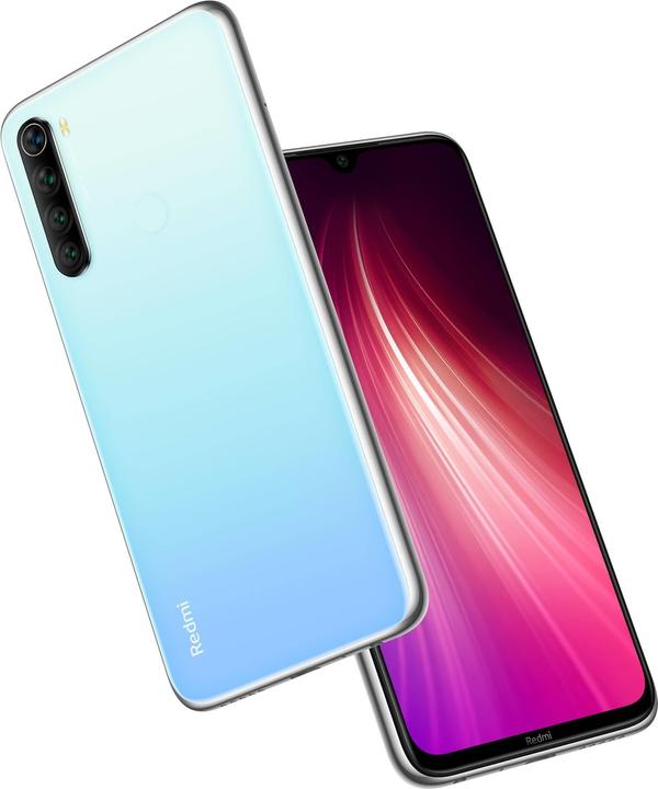Produktbild Xiaomi Redmi Note 8 (128 GB, Moonlight White, 6.22", Hybrid Dual SIM, 12 Mpx, 4G)