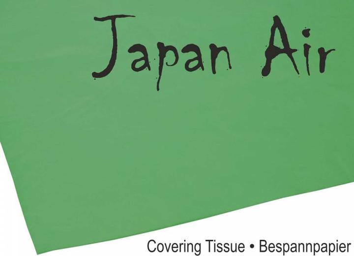 Immagine prodotto Modellbau Lindinger carta giapponese per coperture aeree 16g verde 500 x 750 mm 10pz. arrotolati