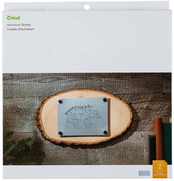 Actual product image Cricut Metal sign aluminum 20 x 20 cm, 2 pieces