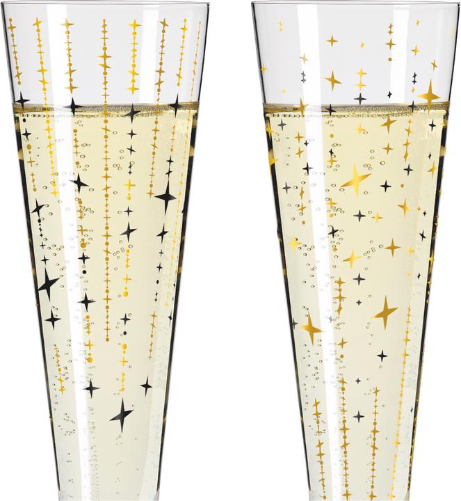 Actual product image Ritzenhoff Goldnacht Champus Duett 2er (20.50 cl, 2 Glasses, Champagne glasses)