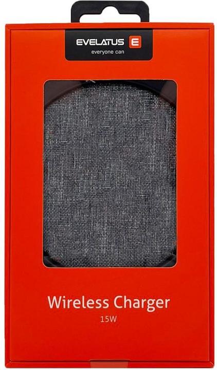 Actual product image Evelatus Wireless Desk charger EWC04 Fabric