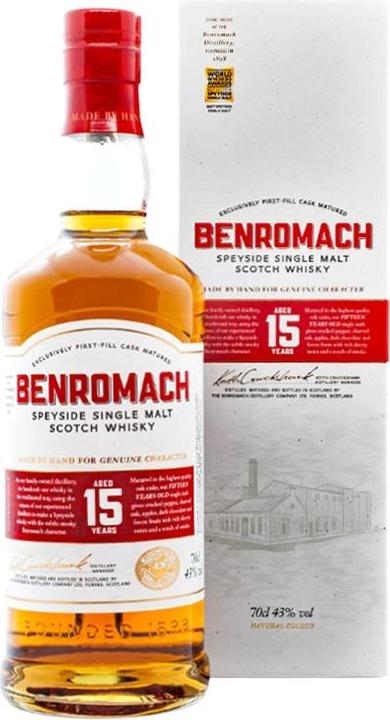 Produktbild Benromach 15 Years (Single Malt, Scotch Whisky, 1 x 70 cl)