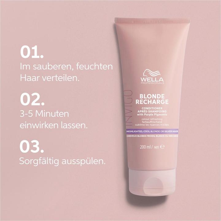 Actual product image Wella Invigo Blonde Recharge (200 ml)