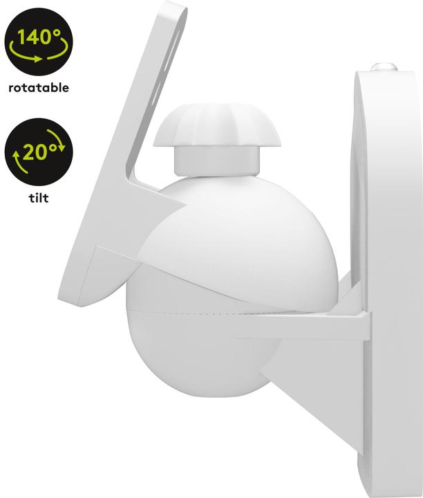 Actual product image Goobay Universal (1 pair, Wall installation, Pivoting, Tiltable)