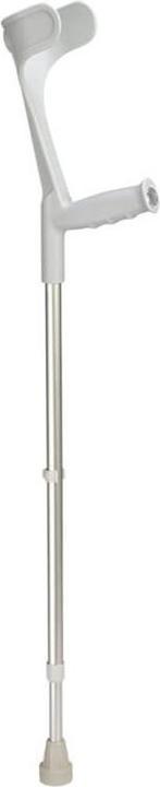Actual product image Aluminium crutch with ergo handle grey