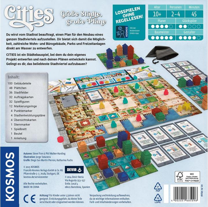 Actual product image Kosmos Cities (German)