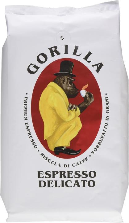 Gorilla Kaffee Espresso Delicato (1000 g, Dunkle Röstung)