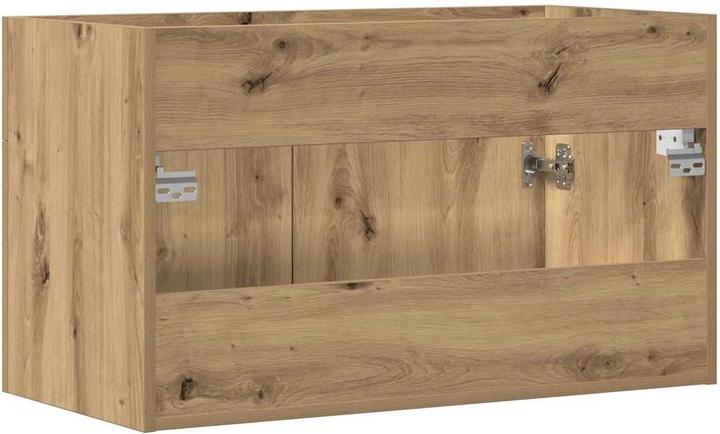 Produktbild VidaXL Waschbeckenunterschrank Unterschrank Badschrank Wandmontage Artisan-Eiche