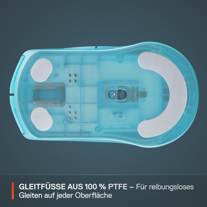 Actual product image SteelSeries Rival 3 WL Gen 2 - Aqua (Wireless)