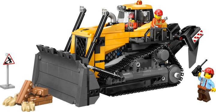 Produktbild LEGO Gelber Bulldozer mit Frontlader (60466, LEGO City)