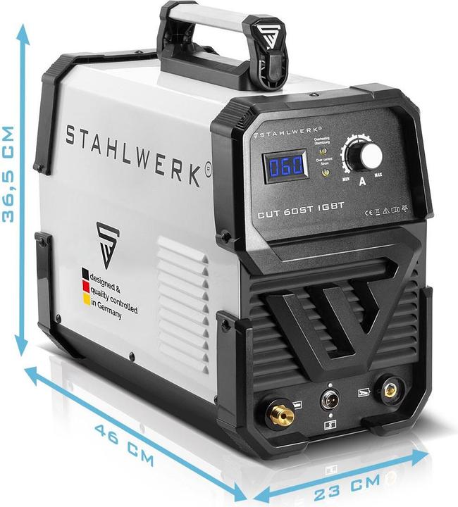 Actual product image Stahlwerk Plasma cutter CUT 60 ST IGBT with 60 ampere up to 24mm cutting capacity