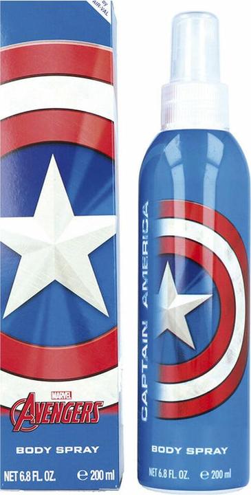 Actual product image Air-Val Marvel Avengers Capitan America Body Spray 200ml (Eau de toilette, 200 ml)
