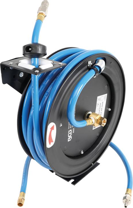 Actual product image BGS Retractable Air Hose Reel Automatic 15 m