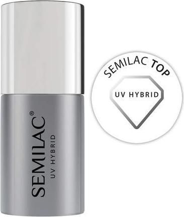 Actual product image Semilac Topcoat hibridiniam lakui 7ml (Top coat)