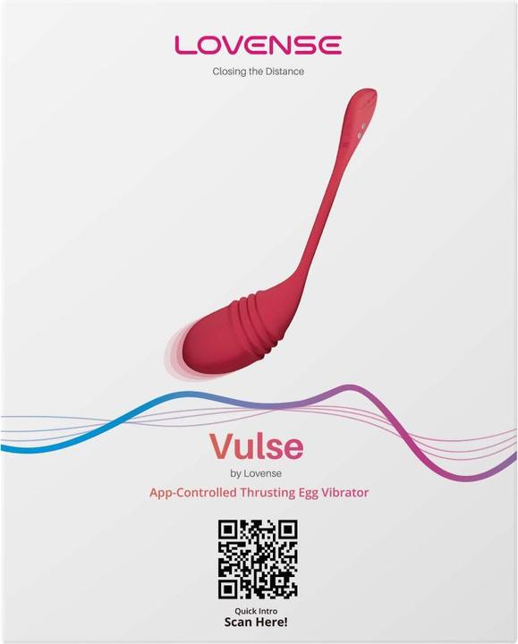 Actual product image Lovense Vulse Stoss Ei