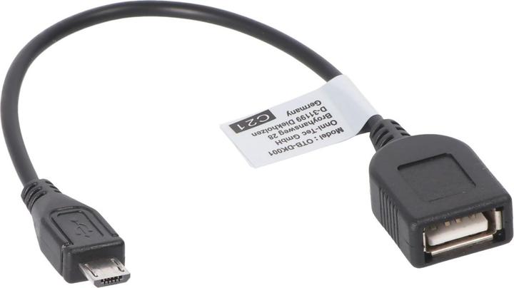 Actual product image AccuCell Adapter cable Micro-USB OTG (USB On-The-Go)