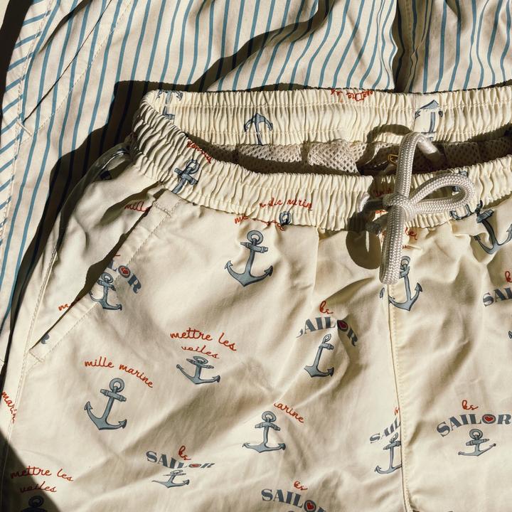 Actual product image Konges Slojd Asnou swim shorts Ancre (80)