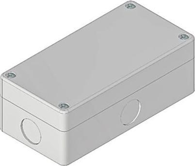 Actual product image Rs Pro Control station empty housing x Ø 22mm, 140 x 70 x 51mm, grey, ABS, IP 65
