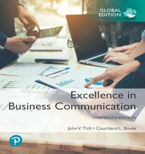 Produktbild Excellence In Business Communication, Global Edition (Englisch, John Thill, 2021)