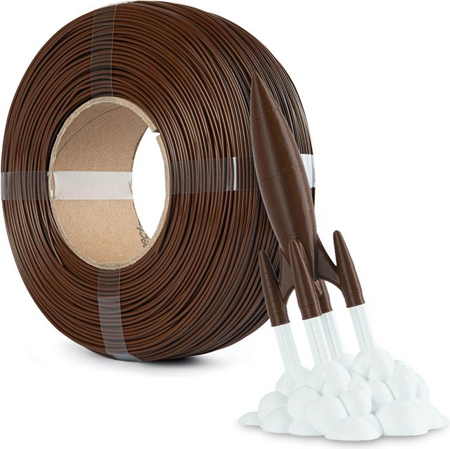 Actual product image Filament High Speed PLA Refill Walnut Brown 1kg 1.75mm (PLA, 1.75 mm, 1000 g, Brown)