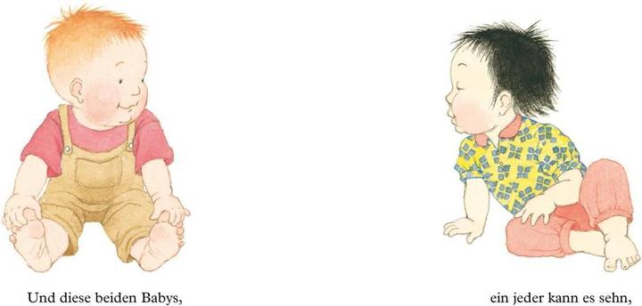 Actual product image Ten little fingers and ten little toes (German, Helen Oxenbury, Mem Fox, Ebi Naumann, 2014)