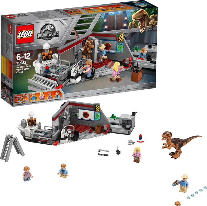 Image du produit LEGO Jurassic World Chasse au vélociraptor (75932, LEGO Jurassic World)