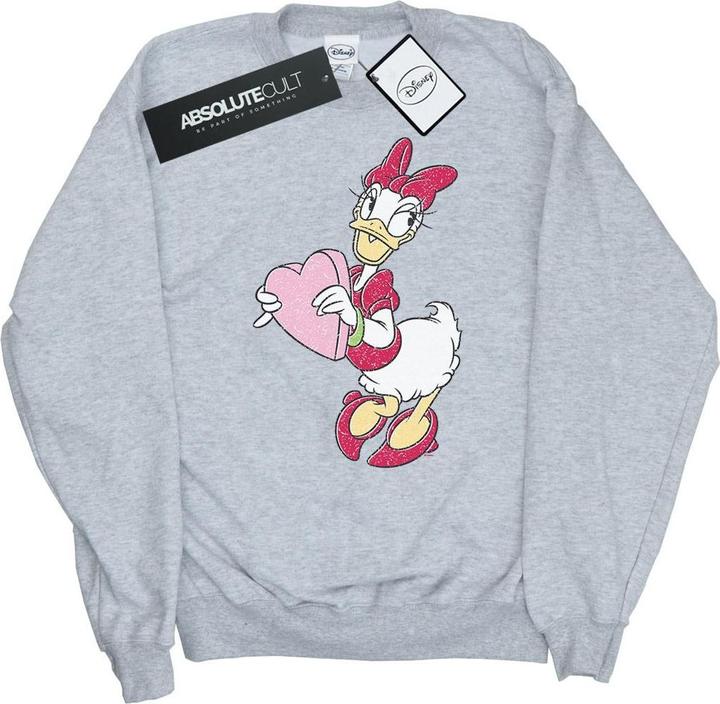 Disney Daisy Duck Love Heart Sweatshirt Jungen