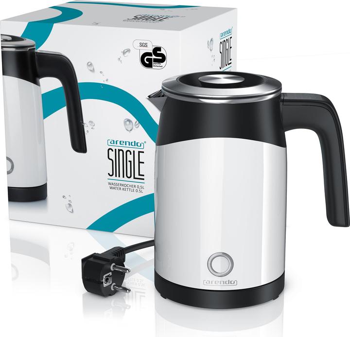 Produktbild Arendo Wasserkocher mit Temperatureinstellung & Warmhaltefunktion (0.50 l, EU-Stecker)