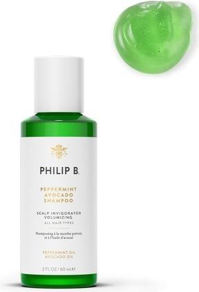 Produktbild Philip B. Peppermint And Avocado Volumizing & Clarifying Shampoo (60 ml, Flüssiges Shampoo)
