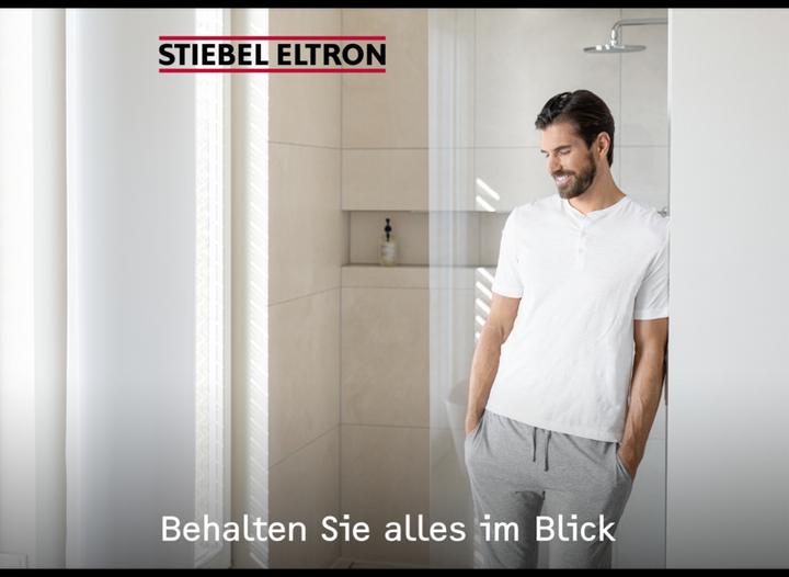 Actual product image Stiebel Eltron DHB-E 18/21/24 LCD Electronic instantaneous water heater, temperature accurate to the degree thanks