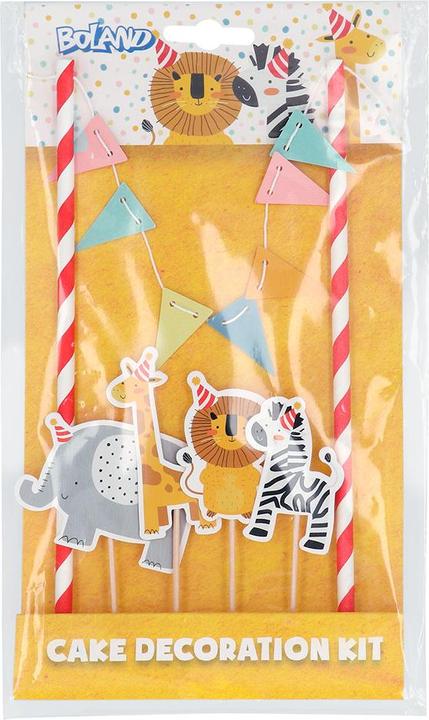 Actual product image Boland Safari cake decoration set