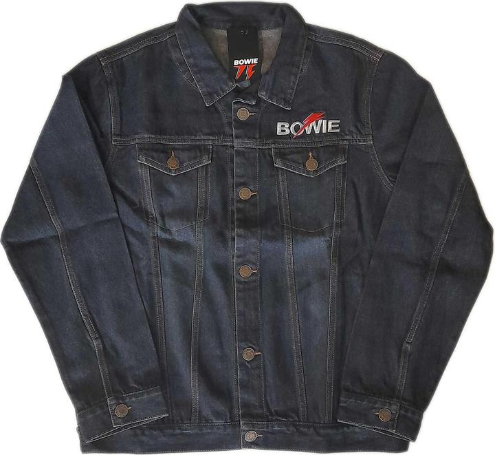 David Bowie Flash Jeansjacke Logo