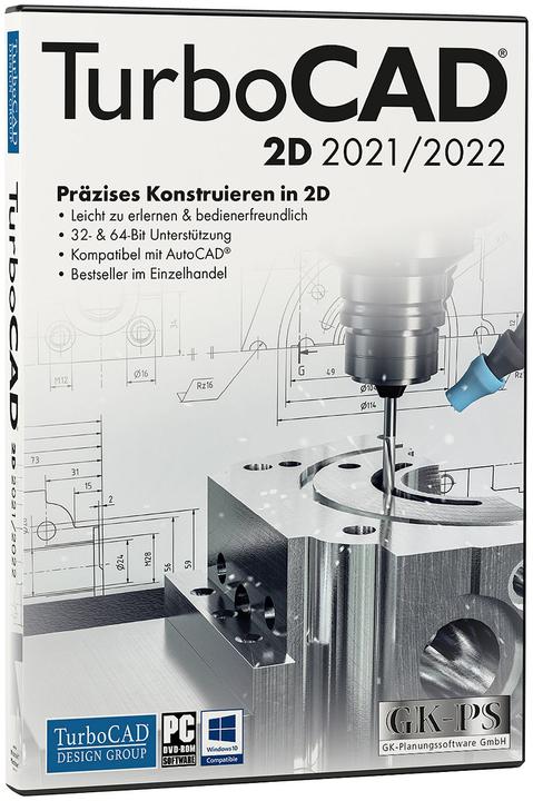 Produktbild Avanquest TurboCAD 2D 2021/2022 (1 User)