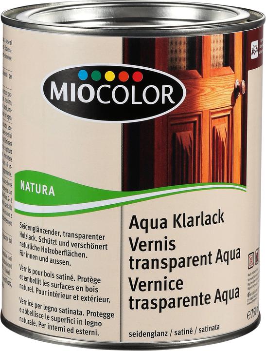 Miocolor Aqua Klarlack (Farblos, 0.75 l)